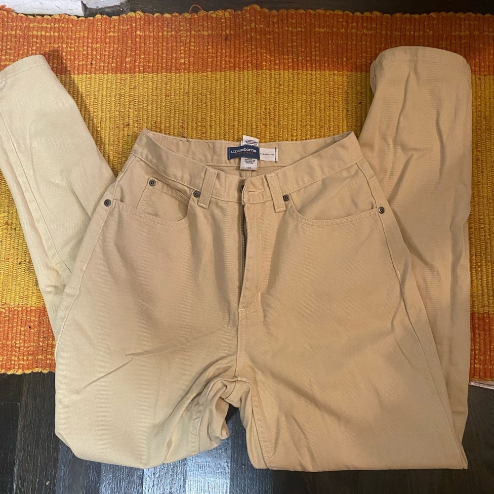 Vintage high-rise Tan Jeans